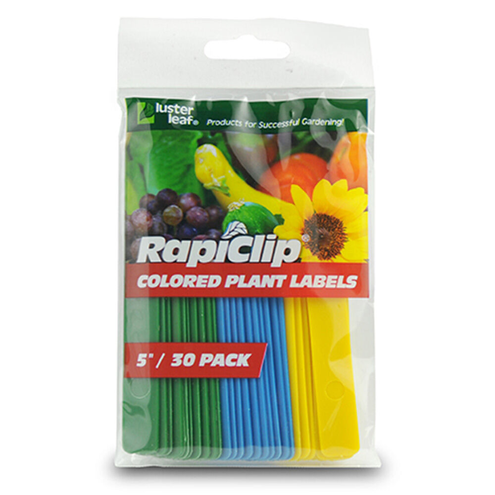 image of Rapiclip Colored Plant Labels- 5 in. 30 pk