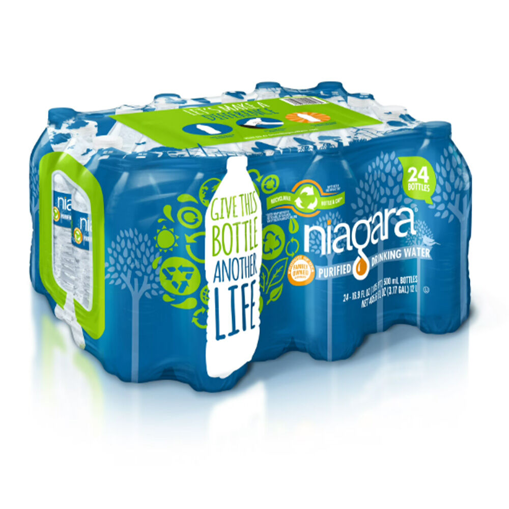 image of Purified Drinking Water, 16.9 fl oz, 24 pk