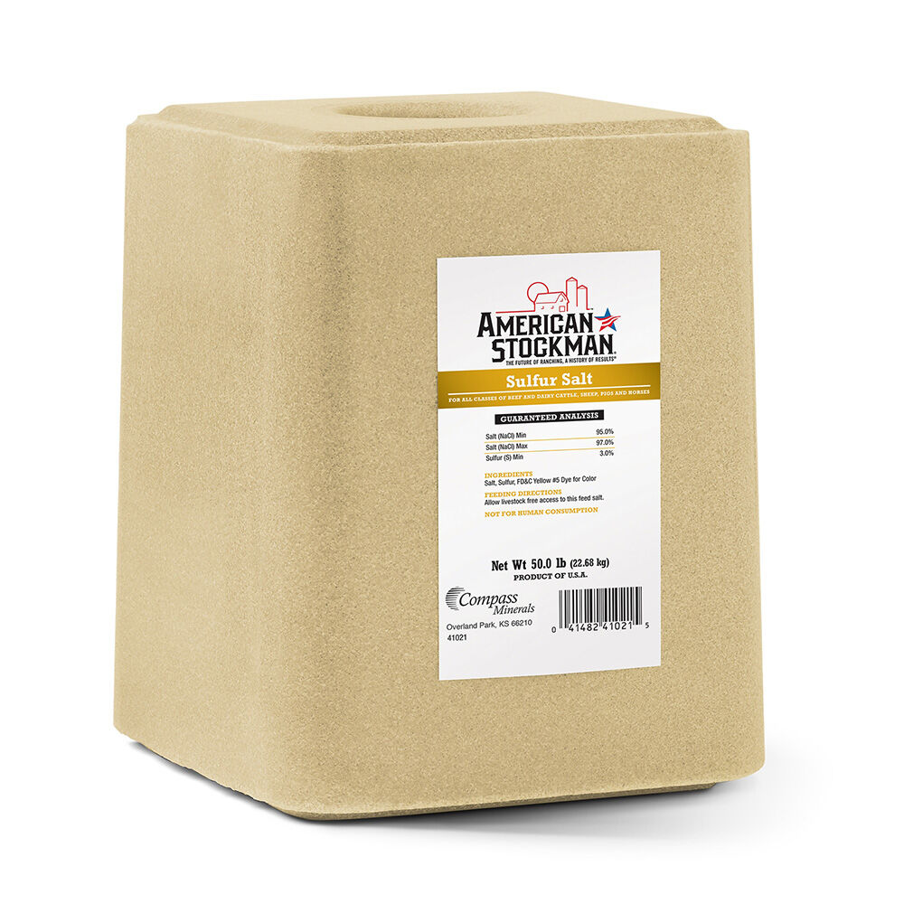 image of Sulfur Salt Block, 50 lb