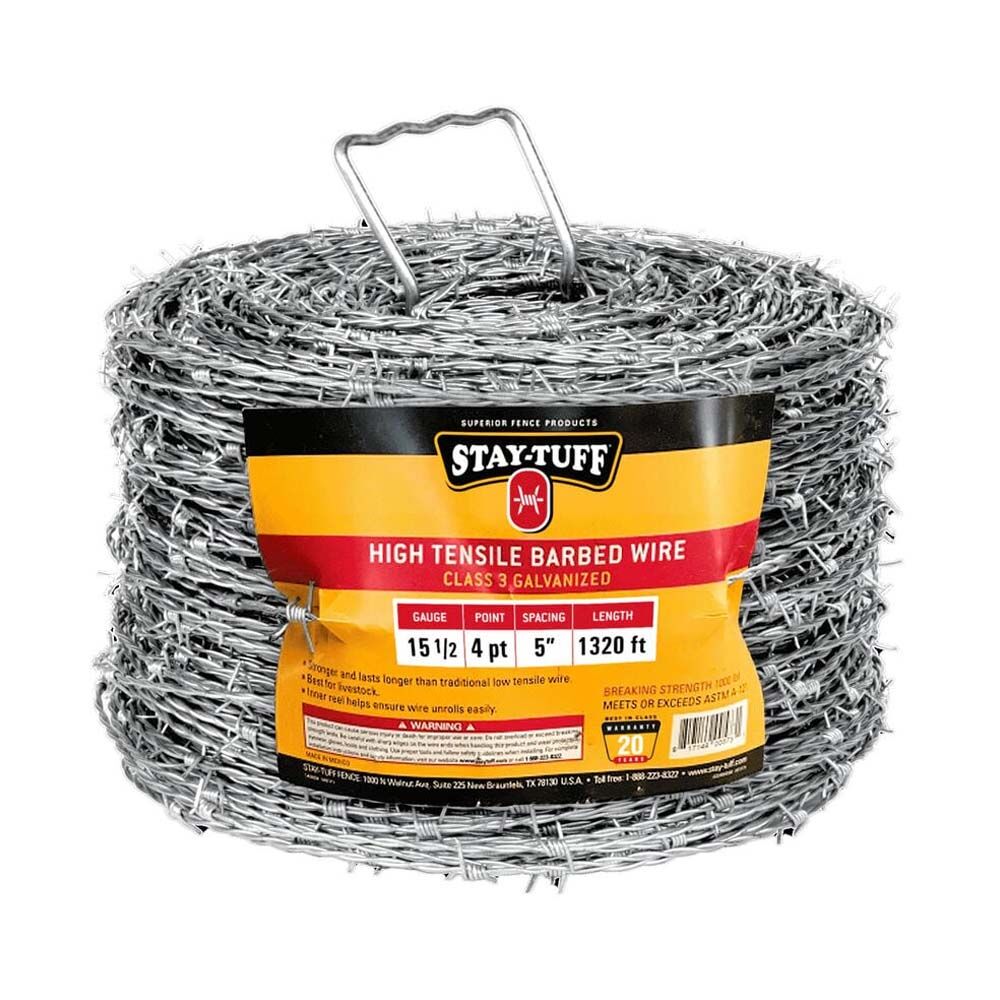 image of 4 Point Class 3, 15.5 Ga Barbed Wire