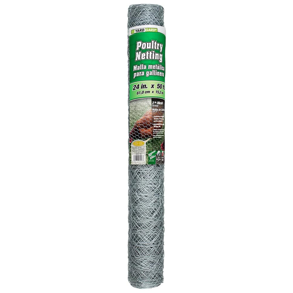 image of 24 in x 50 ft Poultry Netting, 2 in Mesh