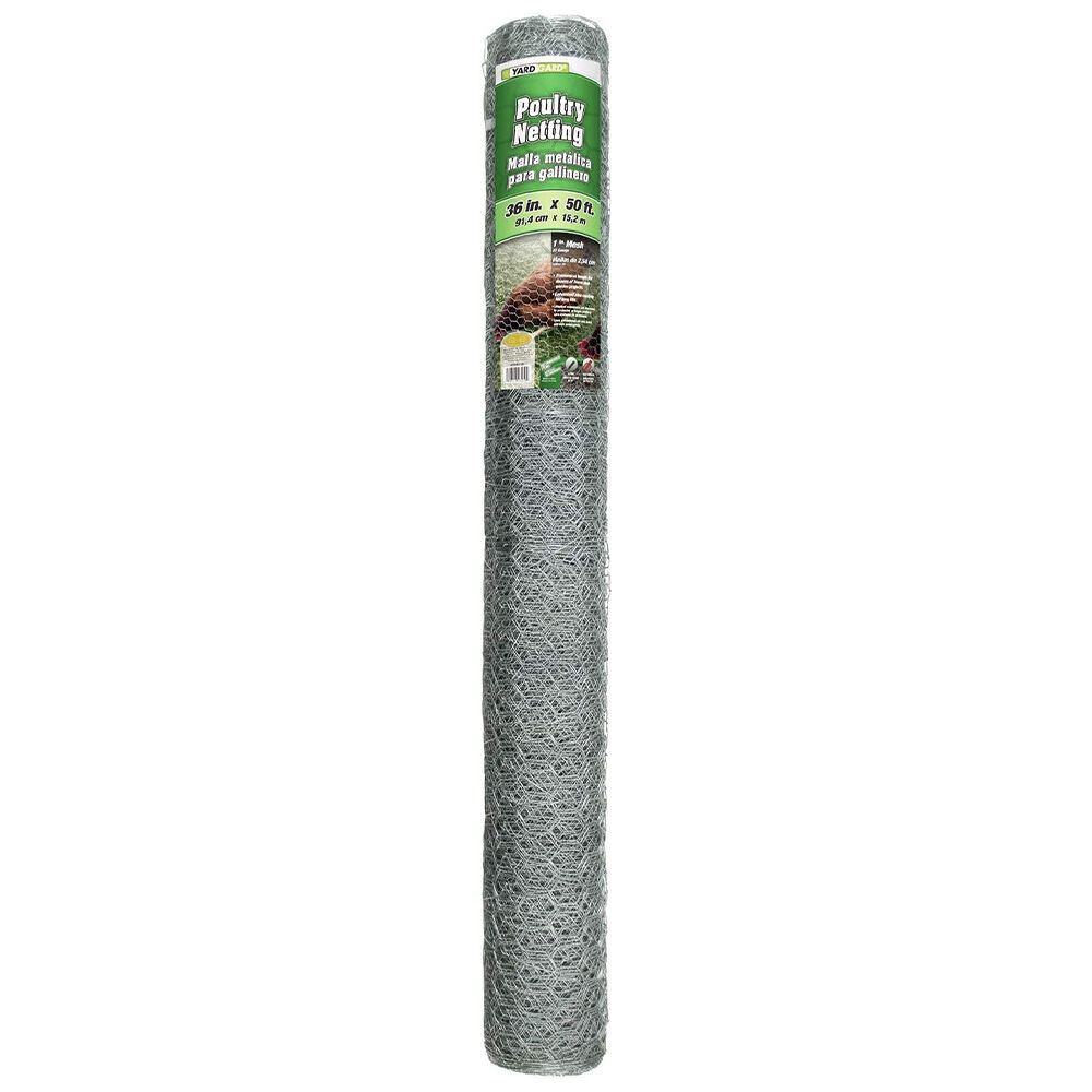 image of 36 in x 50 ft Poultry Netting, 1 in Mesh