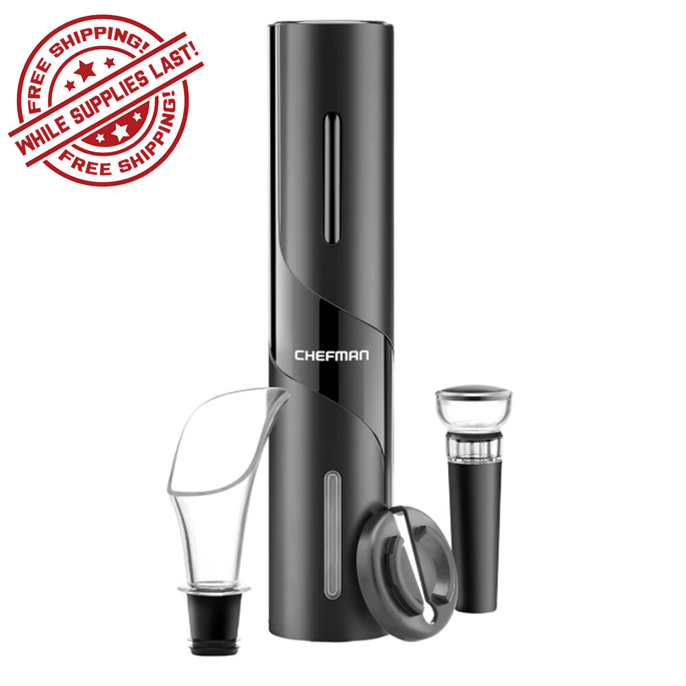 image of Stainless Steel Electric Wine Opener