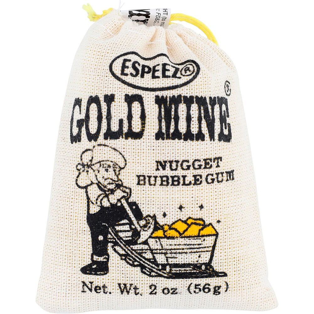 image of Gold Mine Bubble Gum Nuggets, 2 oz
