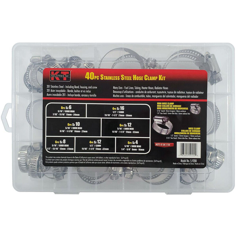 image of Hose Clamp Kit, 40 pc