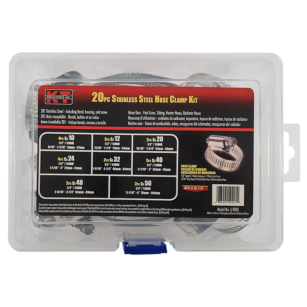 image of Hose Clamp Kit, 20 pc