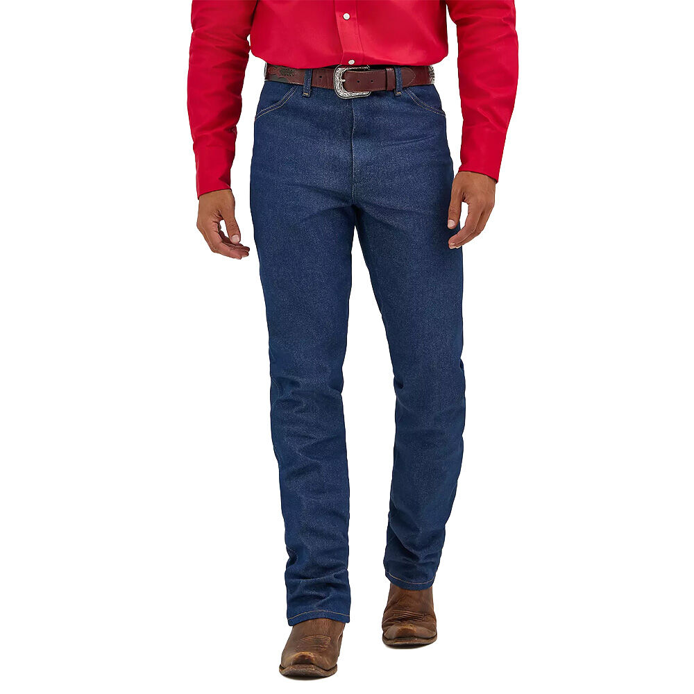 image of Men's Rigid High Rise Cowboy Cut Slim Fit Jean, Rigid Indigo