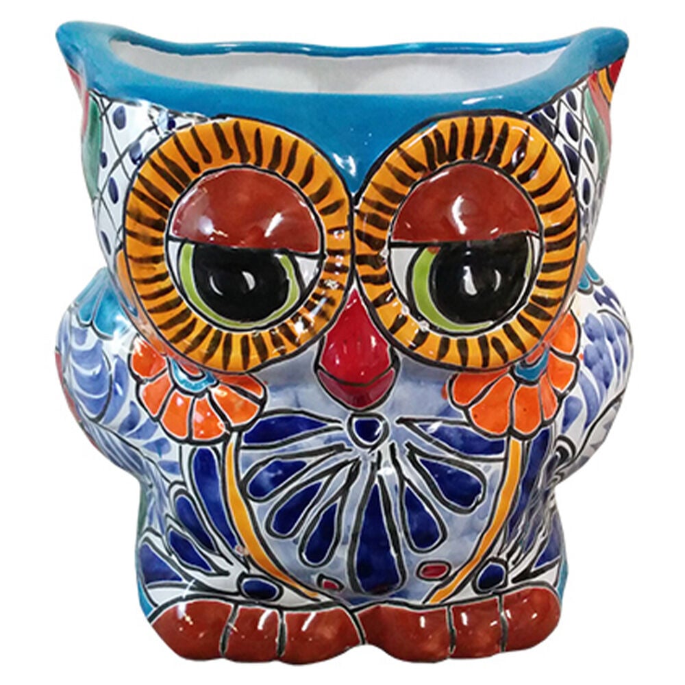 image of 8 in Owl Talavera Planter