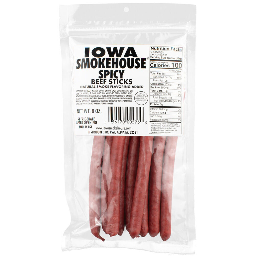 image of Spicy Beef Sticks, 8 oz