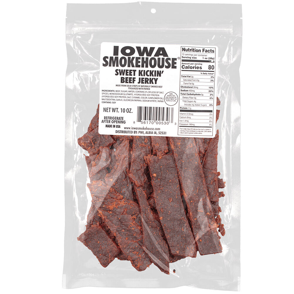 image of Sweet Kickin' Beef Jerky, 10 oz