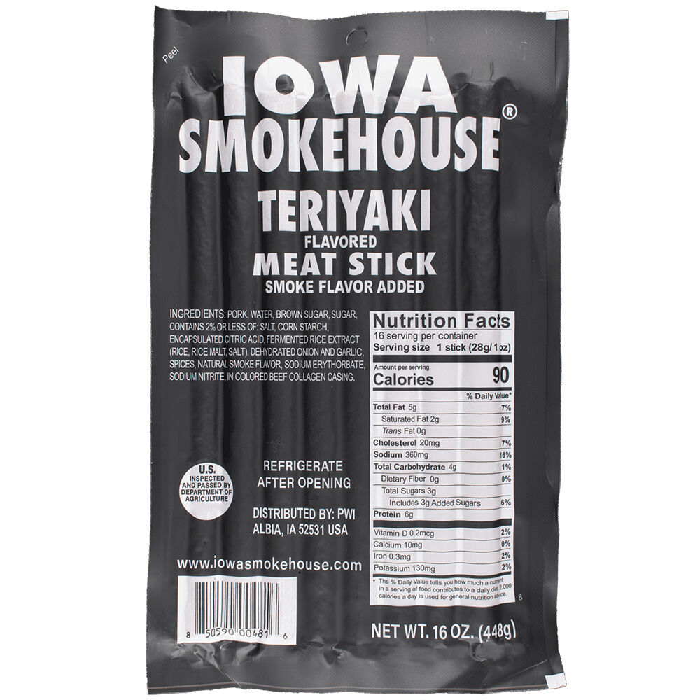 image of Teriyaki Meat Sticks, 16 oz
