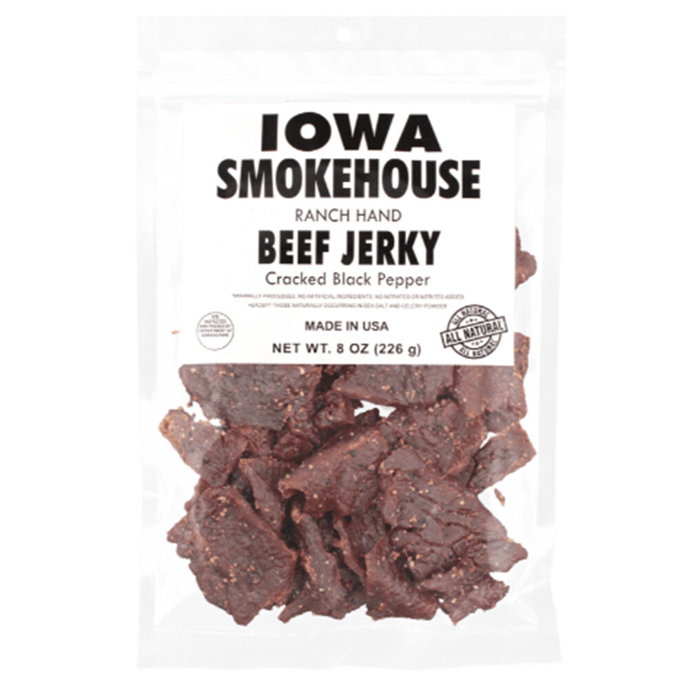 image of Beef Jerky - Ranch Hand Cracked Black Pepper- 8 oz