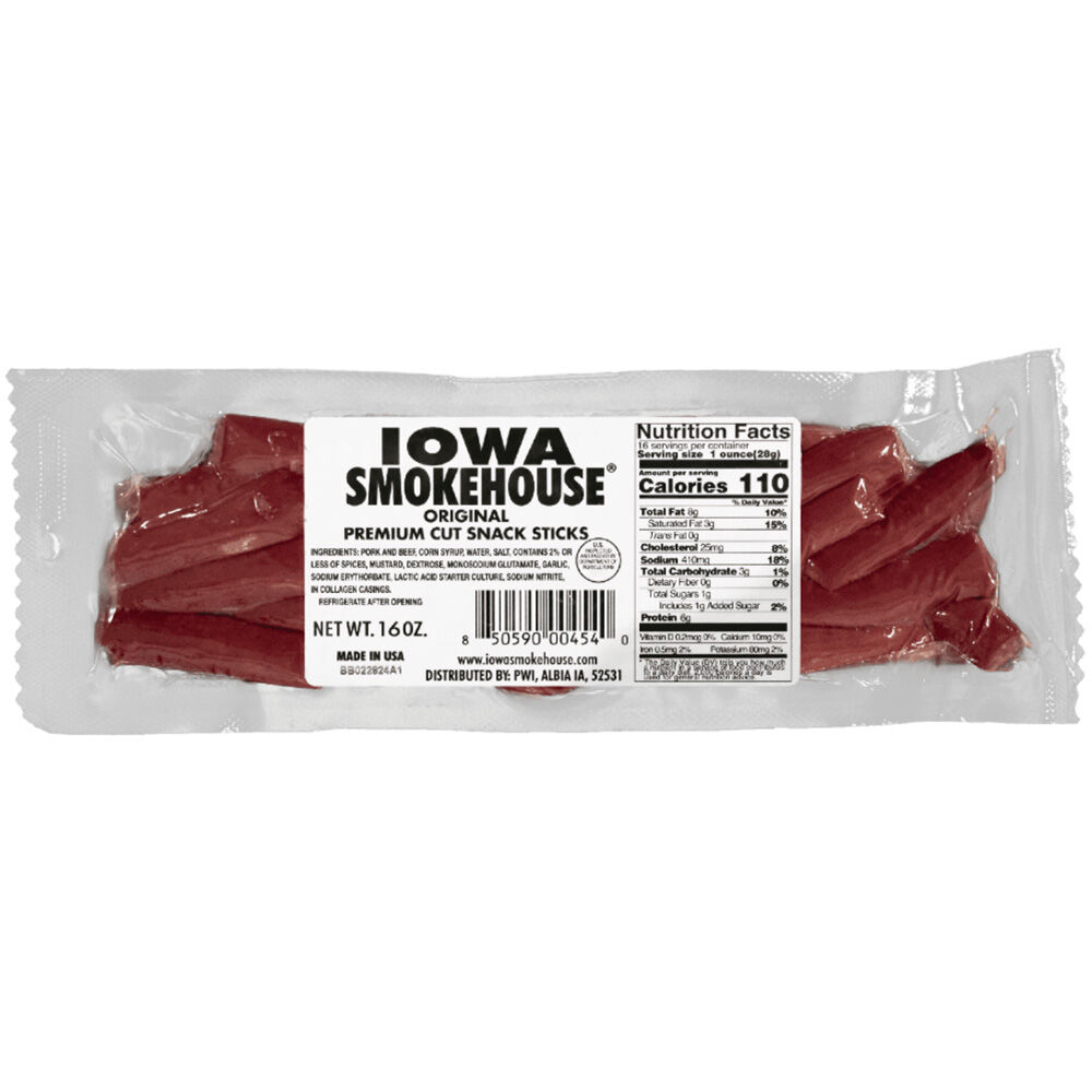 image of Snack Sticks- Premium Cut Original, 16 oz