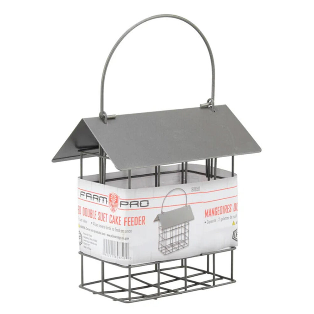 image of Roofed Double Suet Cake Feeder