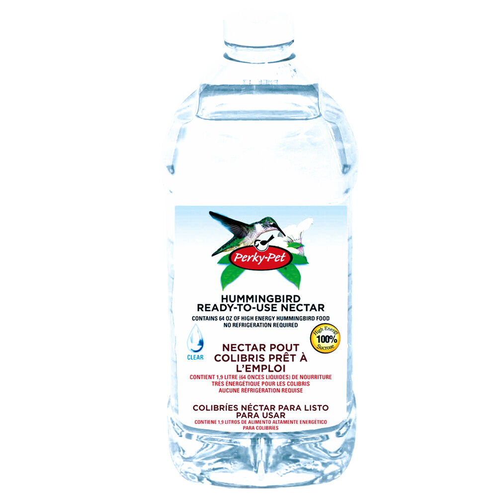 image of Clear Liquid Hummingbird Nectar Ready-To-Use, 64oz