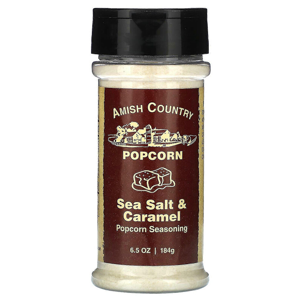 image of Sea Salt and Caramel Popcorn Seasoning, 6.5 oz