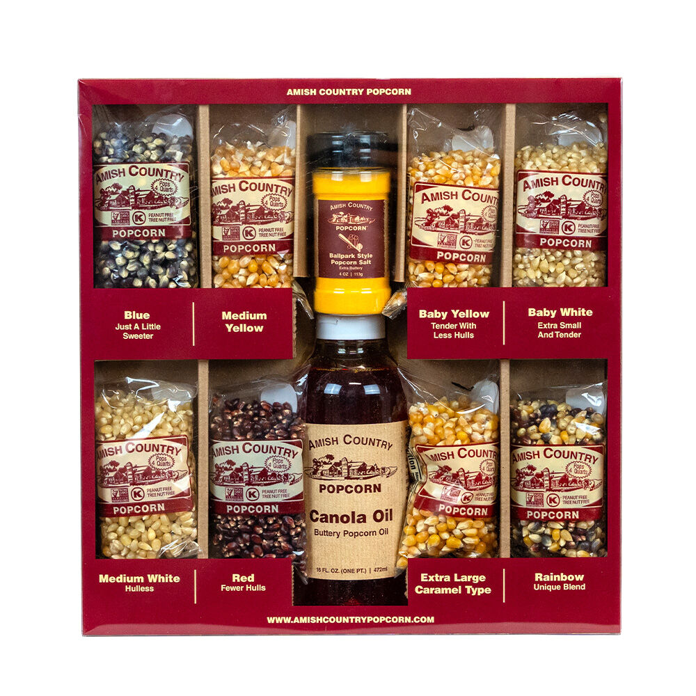 image of Popcorn Gift Box with Salt and Oil