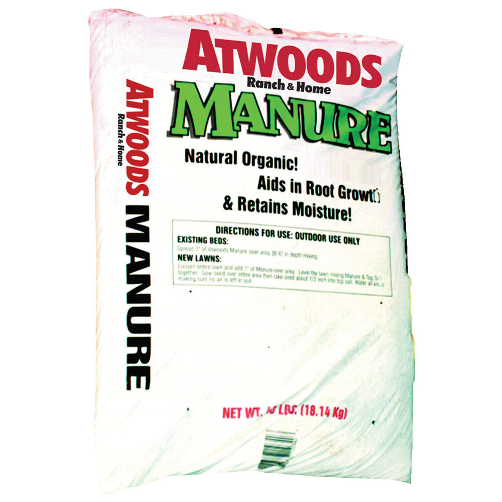 image of Natural Organic Manure, 40 lb