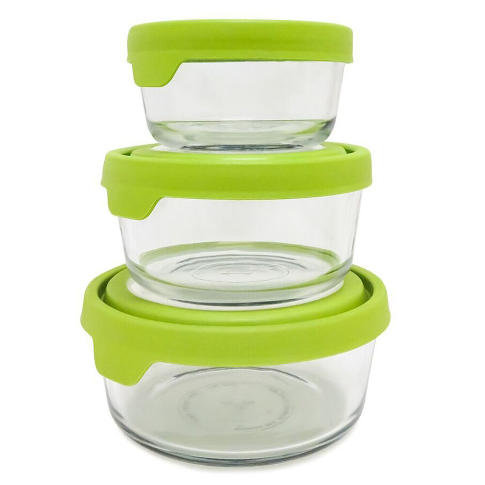 image of Clear Food Storage Set, 3 pk