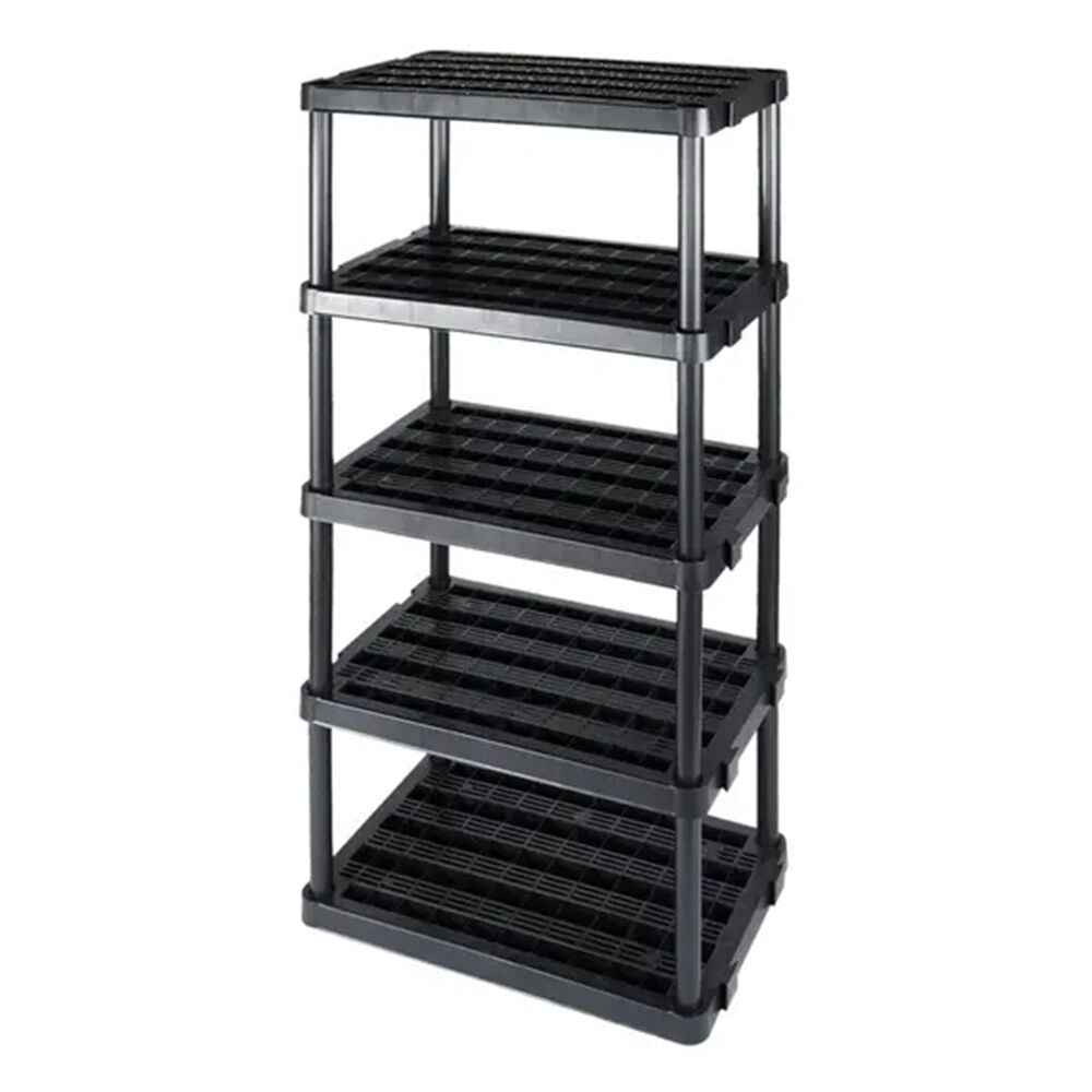 image of Extra Large, Heavy Duty, 5 Tier Shelving Unit, Black