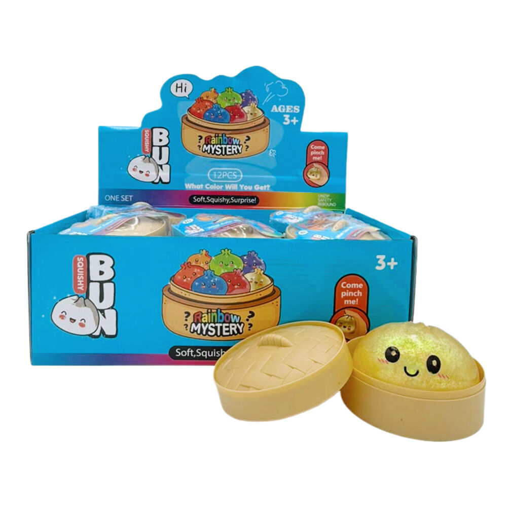 image of Rainbow Mystery Squishy Bun (Style May Vary)