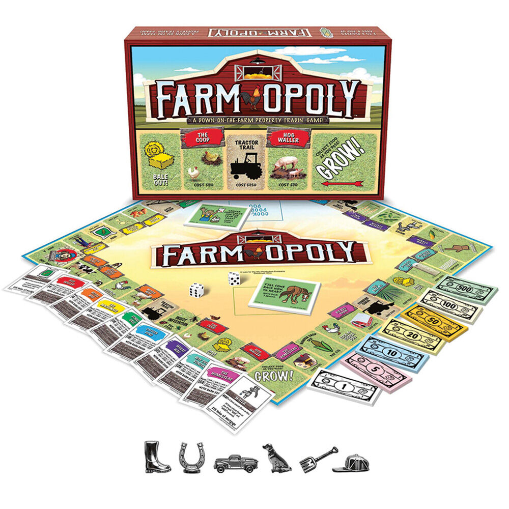 image of Farm-Opoly Board Game