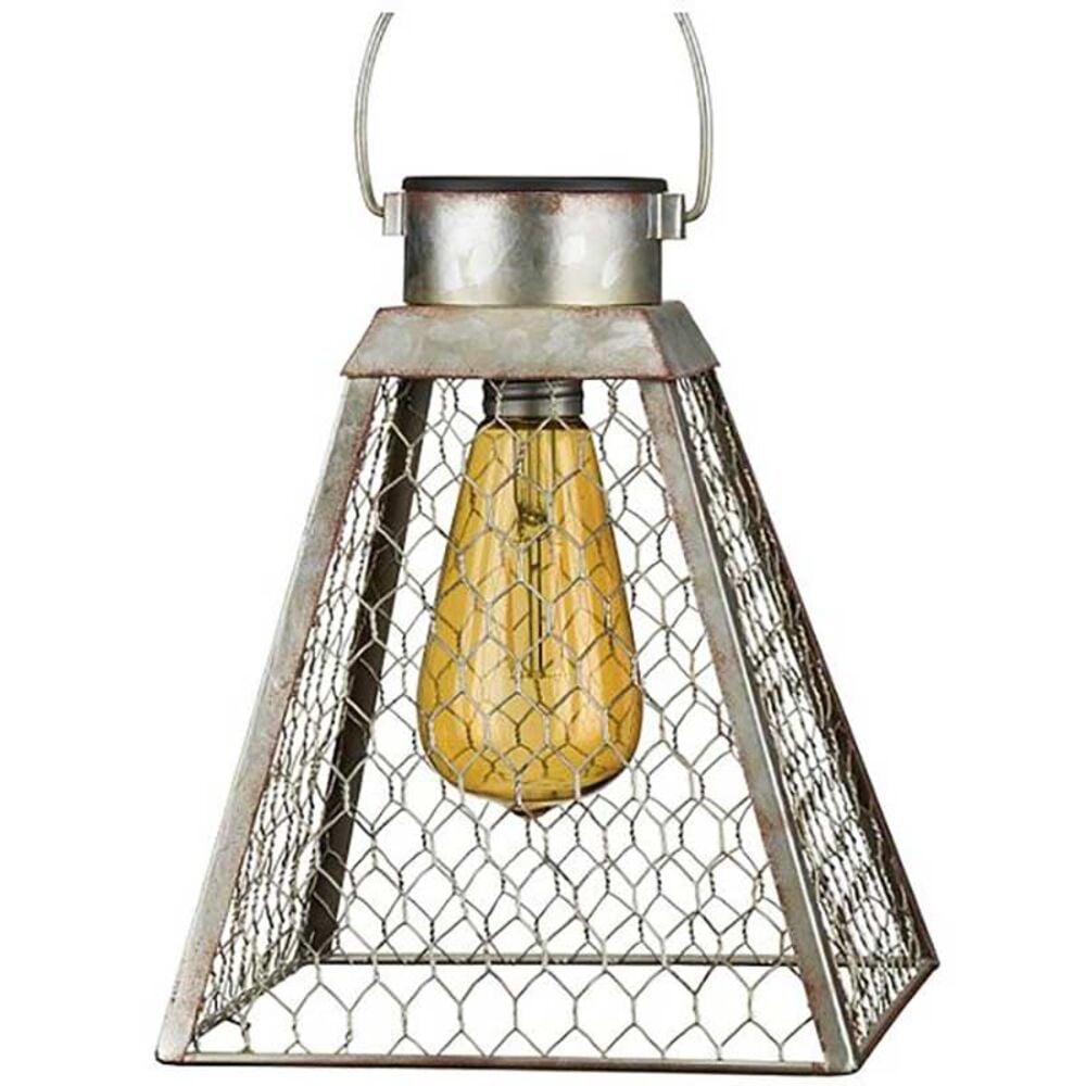 image of Diamond Vintage Solar Lantern