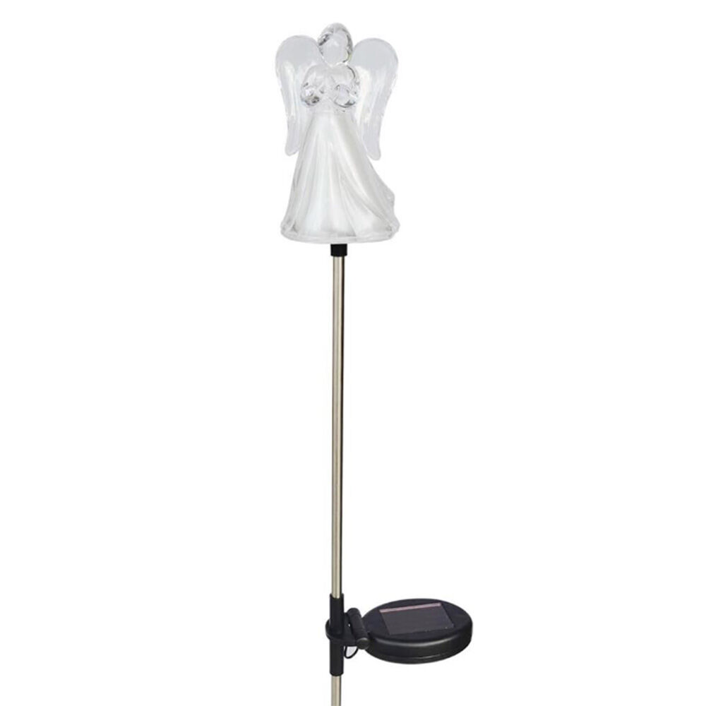 image of 35 in Garden Decor- Solar Stake, Acrylic Angel