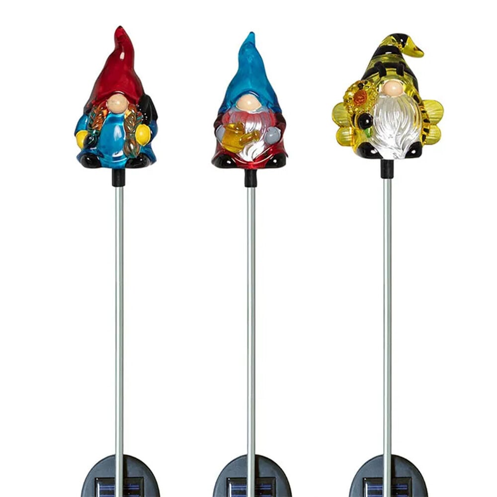 image of 34 in Garden Decor- Solar Stake, Gnome, Styles May Vary