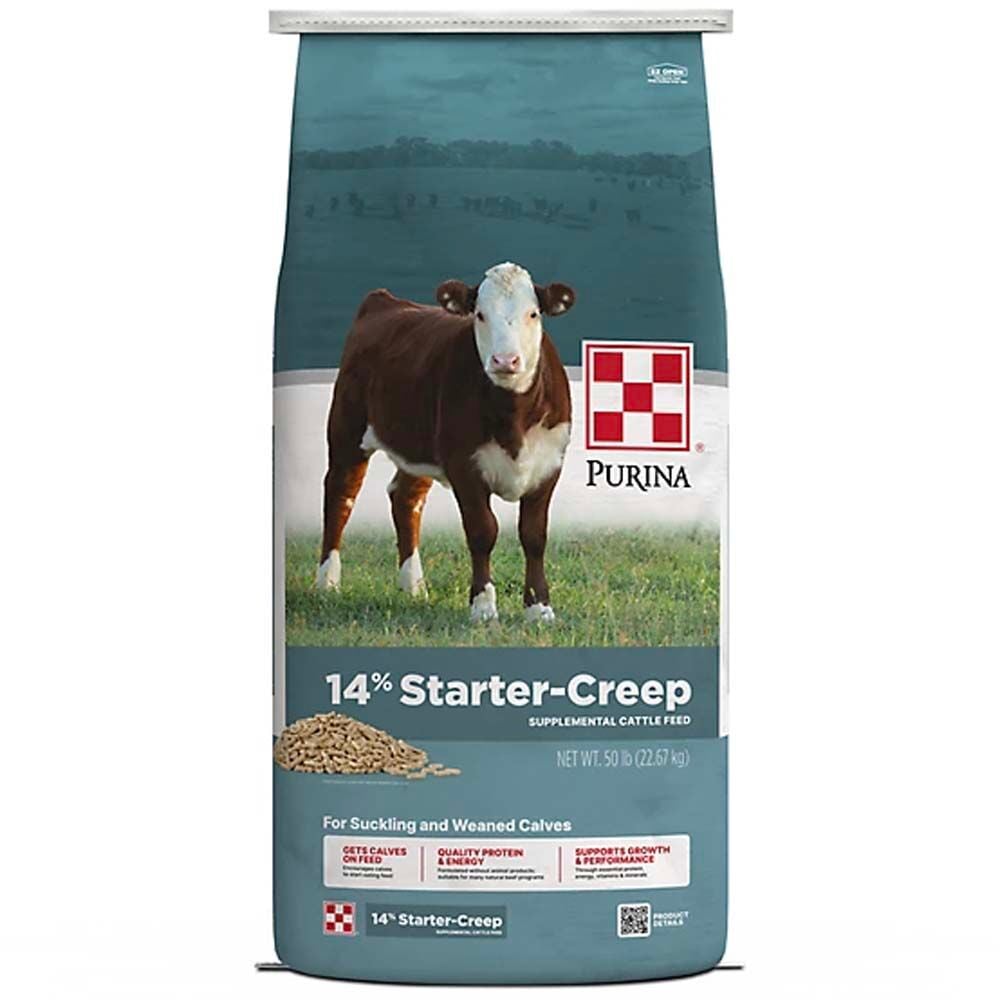 image of Cattle Starter-Creep 14% Feed, 50 lb