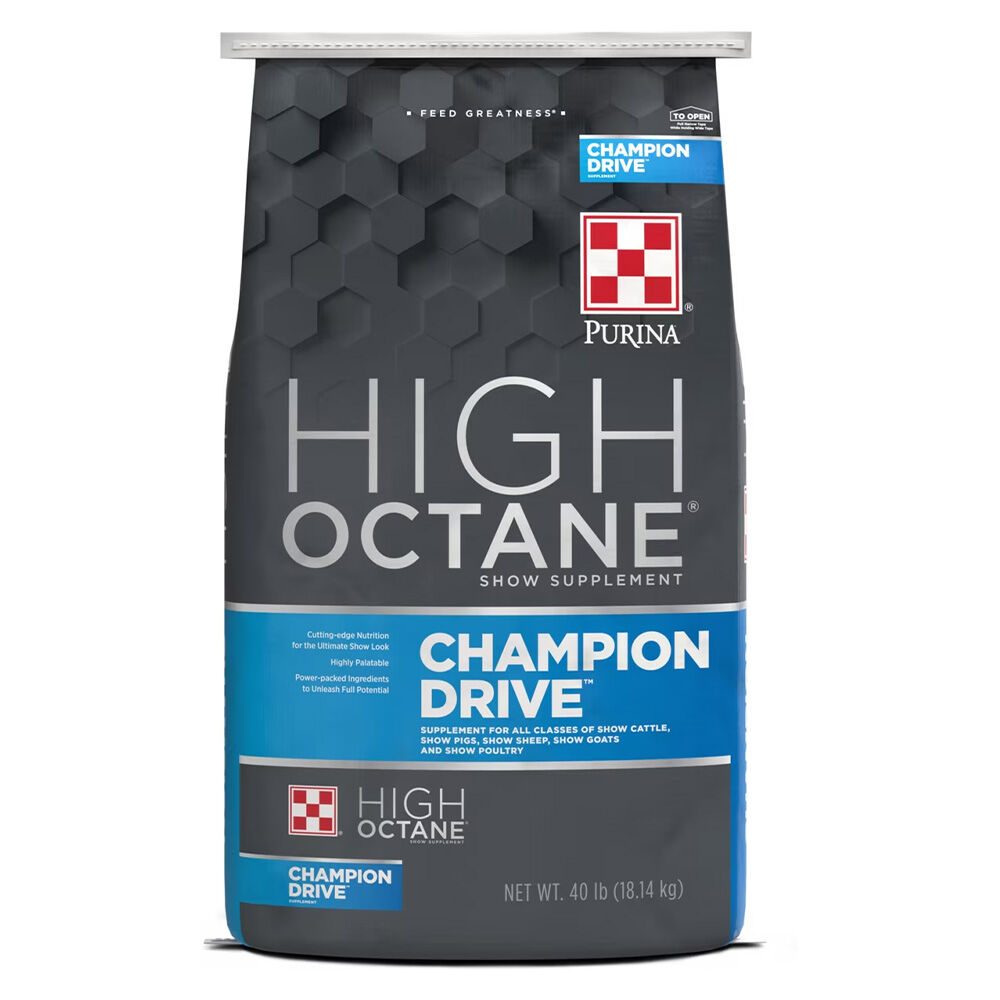 image of High Octane Champion Drive Topdress Livestock Supplement Pellets, 40 lb
