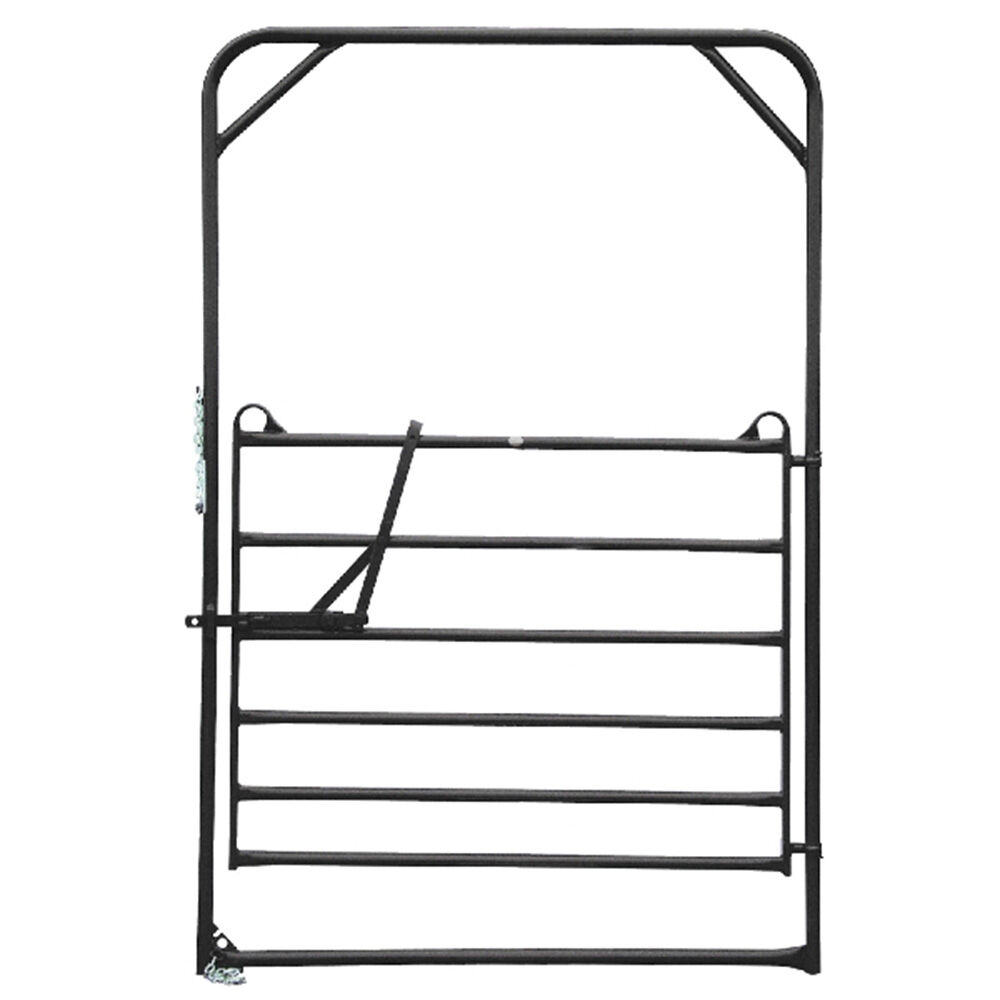 image of 6 ft x 9 ft Grey Premier Bow Gate