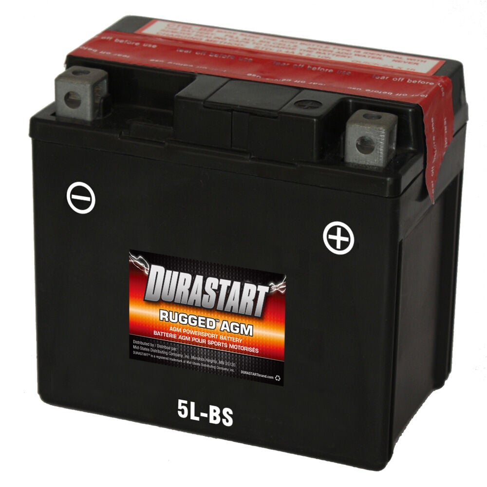 image of 12V Rugged AGM Powersport Battery, DS-5L-BS