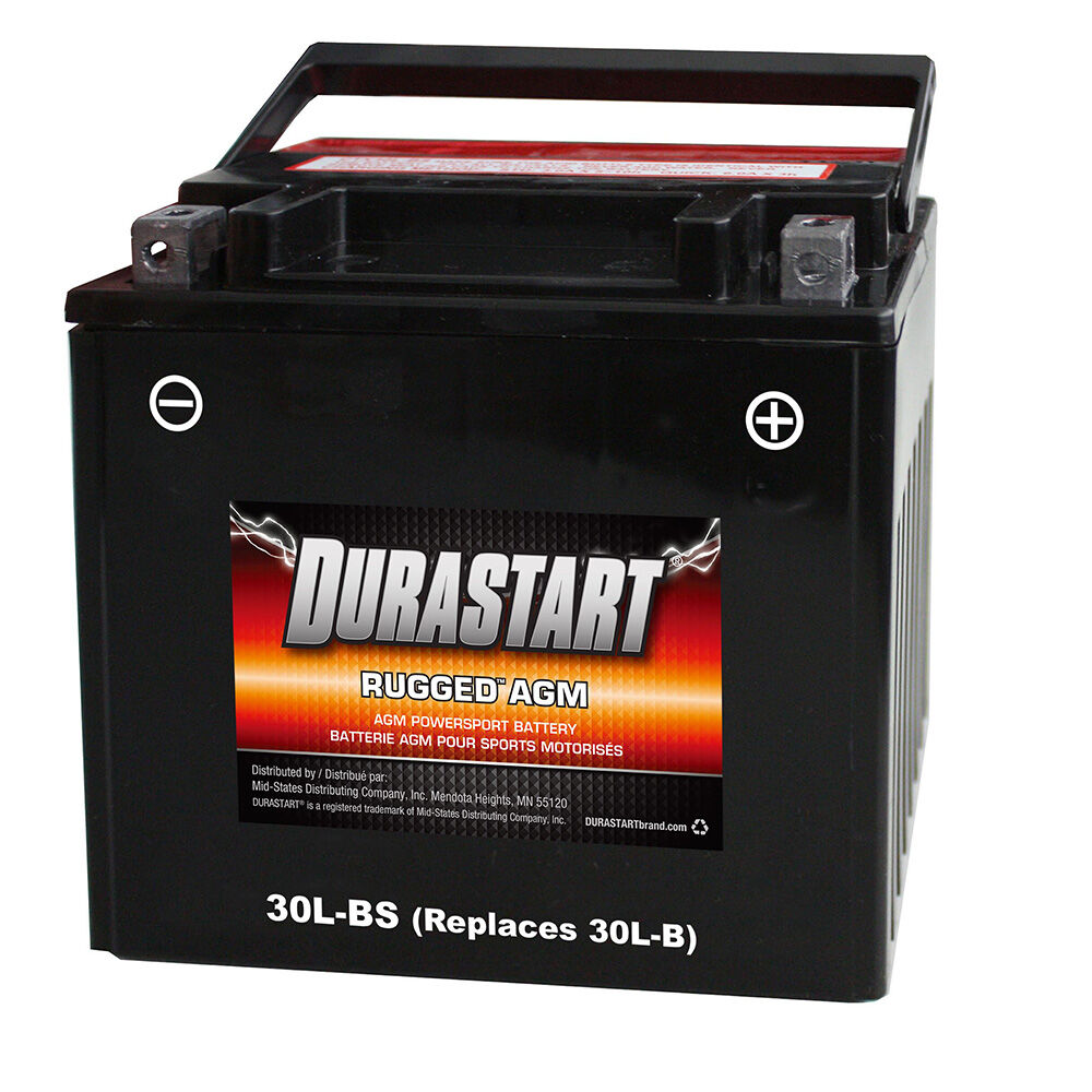 image of 12V Powersport Rugged UTV/Motorcycle Battery, 30L-BS
