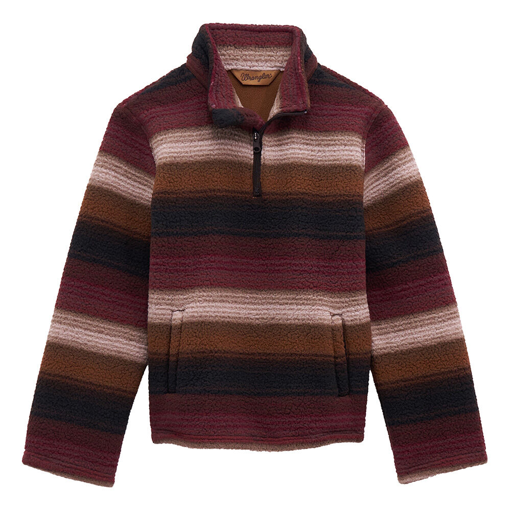 image of Boys' Hay Away 1/4 Zip Sherpa Pullover
