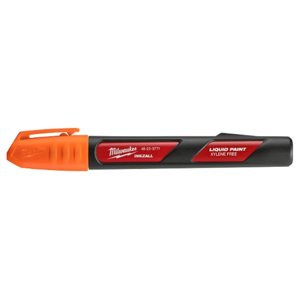 image of INKZALL Orange Liquid Paint Markers- 12 pc