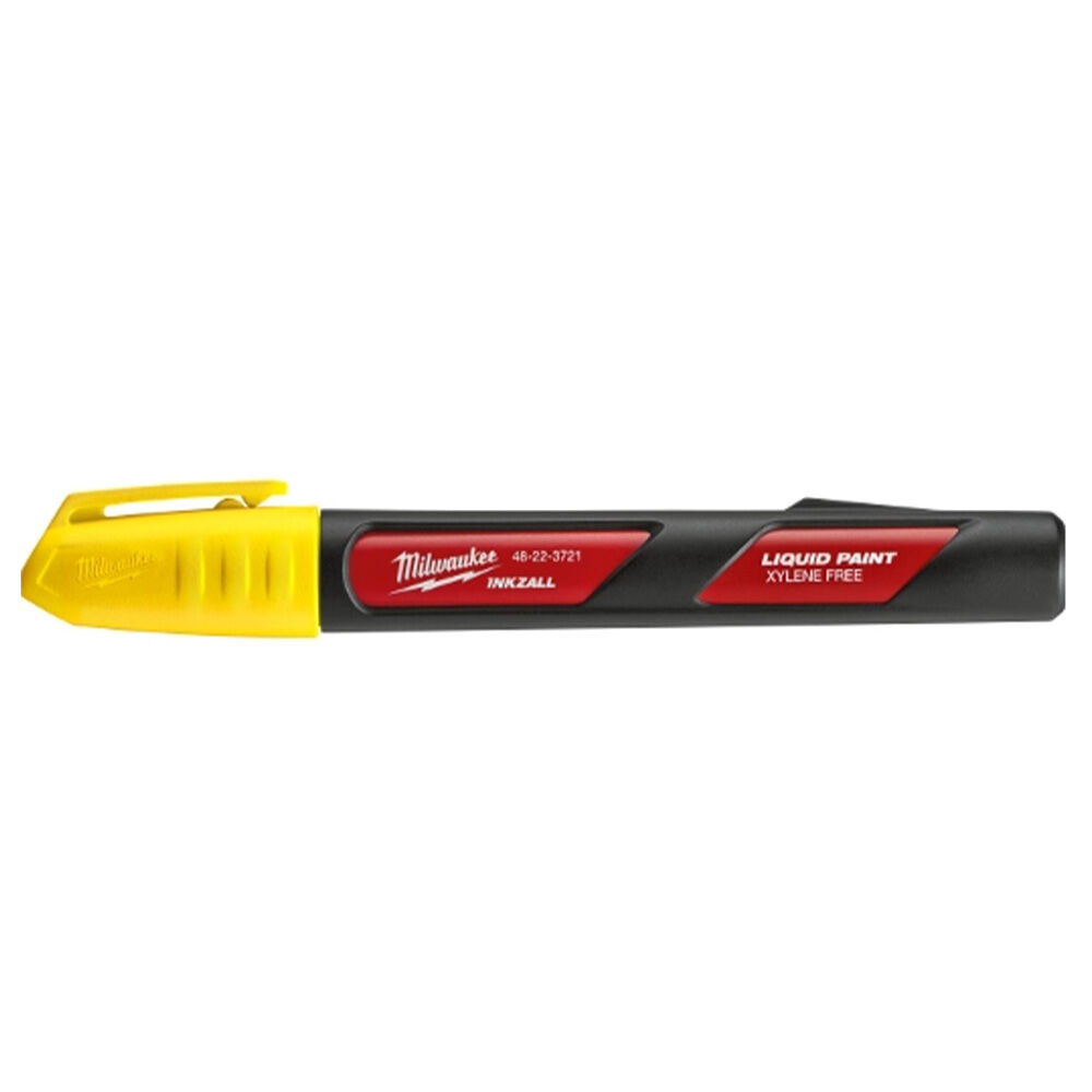 image of INKZALL Yellow Liquid Paint Markers- 12 pc