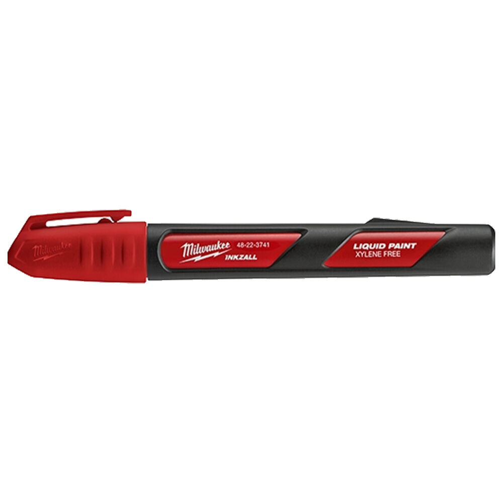 image of INKZALL Red Liquid Paint Markers- 12 pc