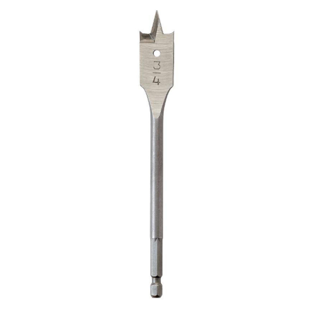 image of 3/4 in x 6 in Flat Wood Boring Bit