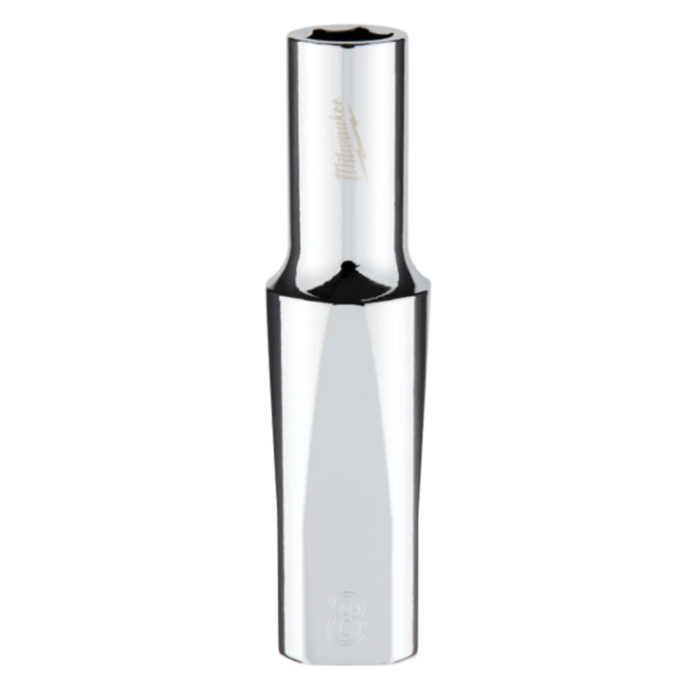image of 3/8 in Drive 8mm Metric Deep Socket with FOUR FLAT Sides