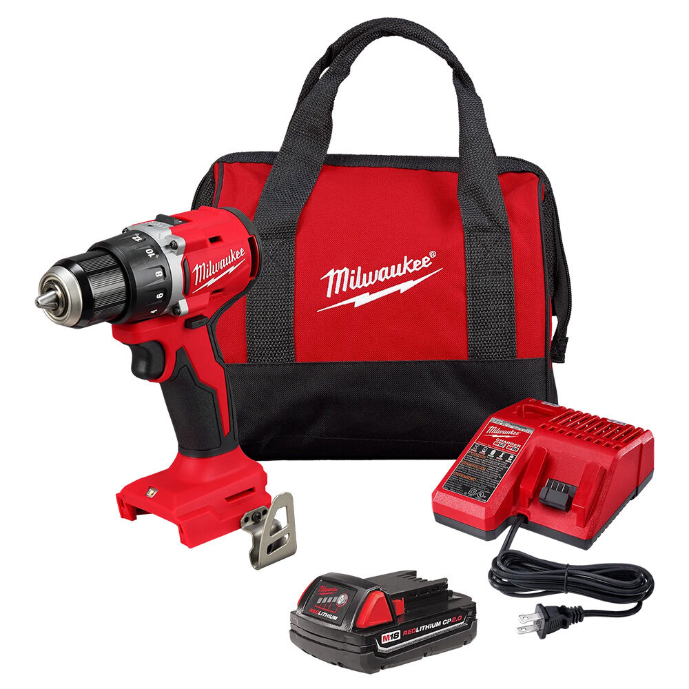 image of M18 Compact Brushless 1/2 in Drill/Driver Kit