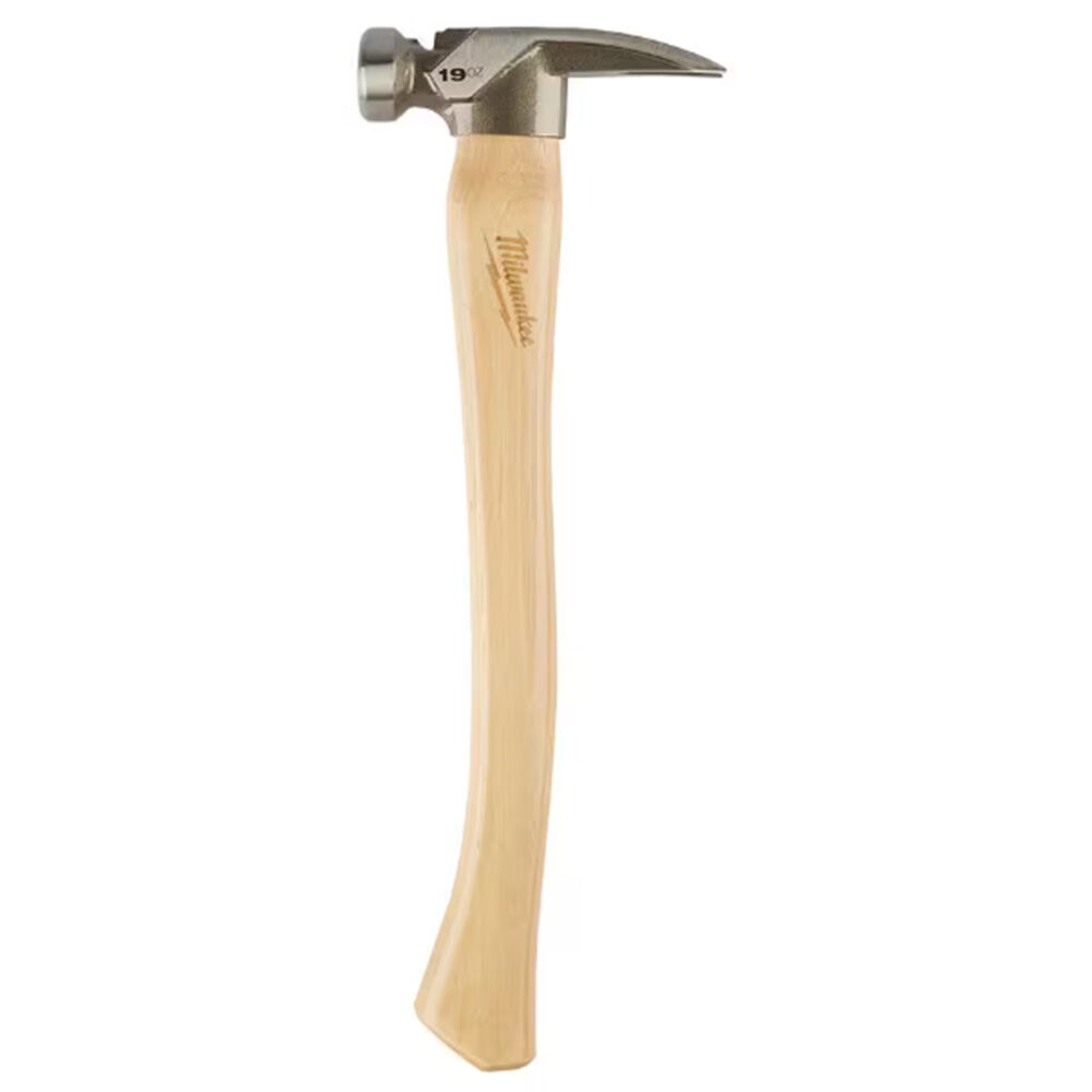 image of 19 oz Smooth Face Hickory Wood Framing Hammer