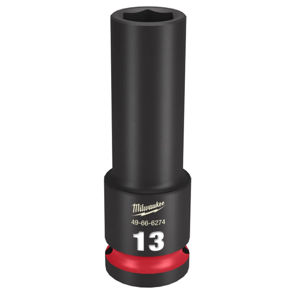image of SHOCKWAVE Impact Duty 1/2 in Drive 13mm Deep 6 Point Socket