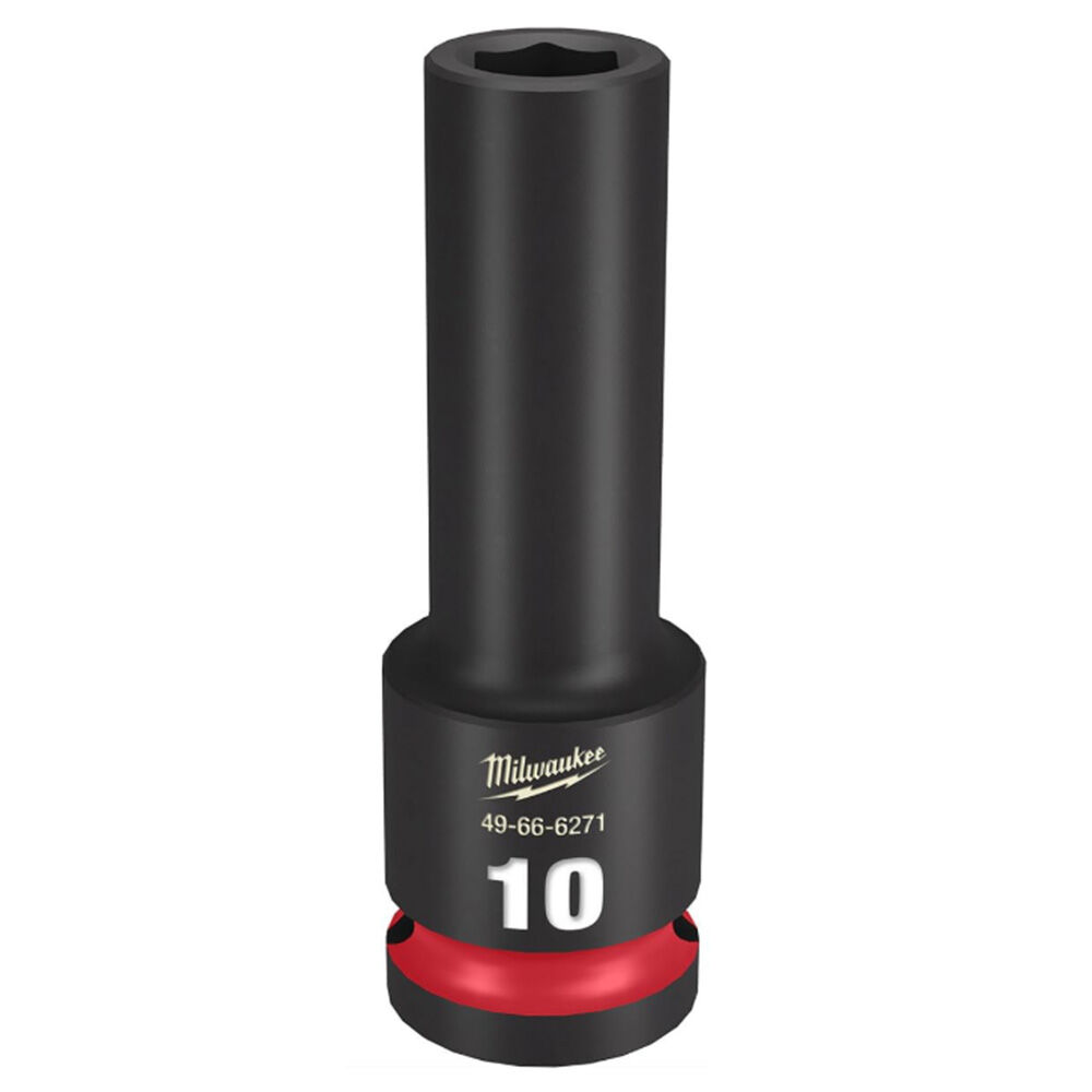 image of SHOCKWAVE Impact Duty 1/2 in Drive 10mm Deep 6 Point Socket