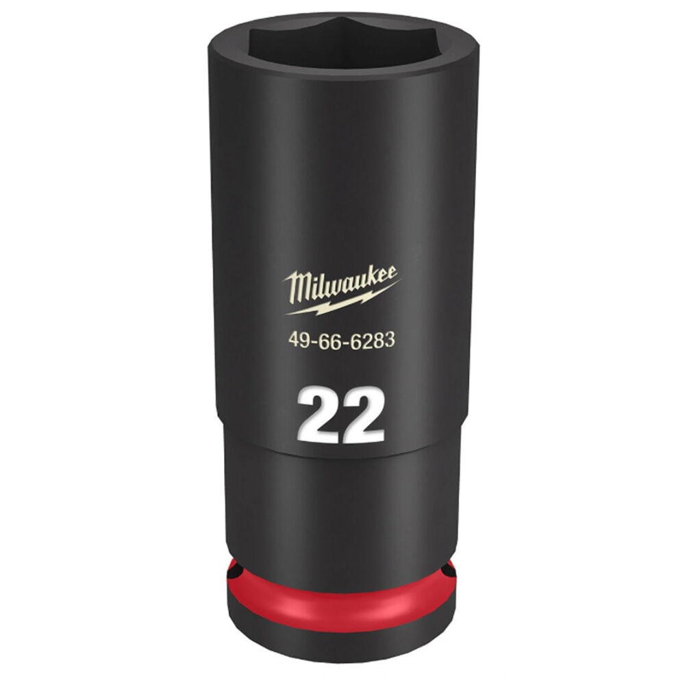 image of SHOCKWAVE Impact Duty 1/2 in Drive 22mm Deep 6 Point Socket