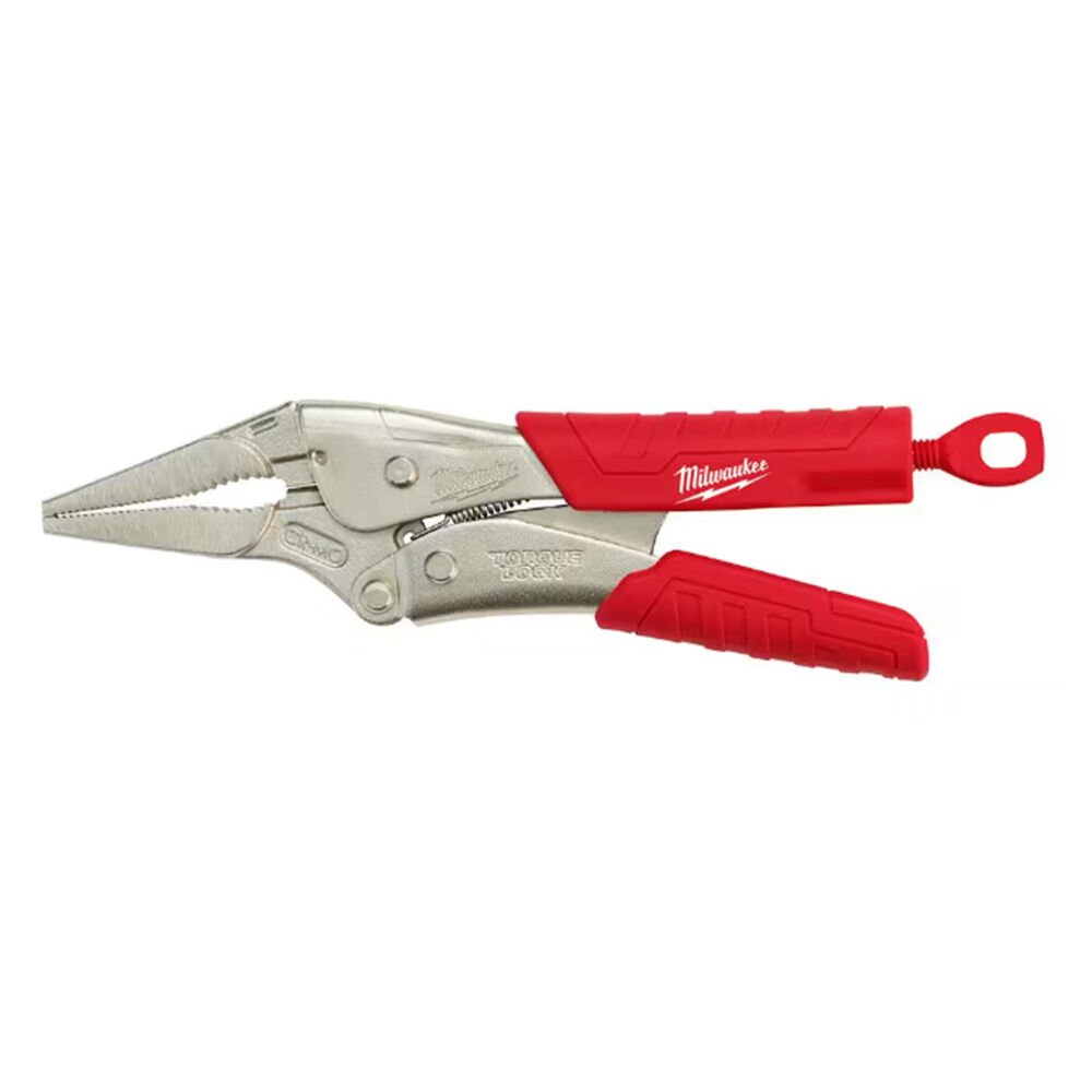 image of 9 in Torque Lock Long Needle Nose Locking Pliers with Durable Grip