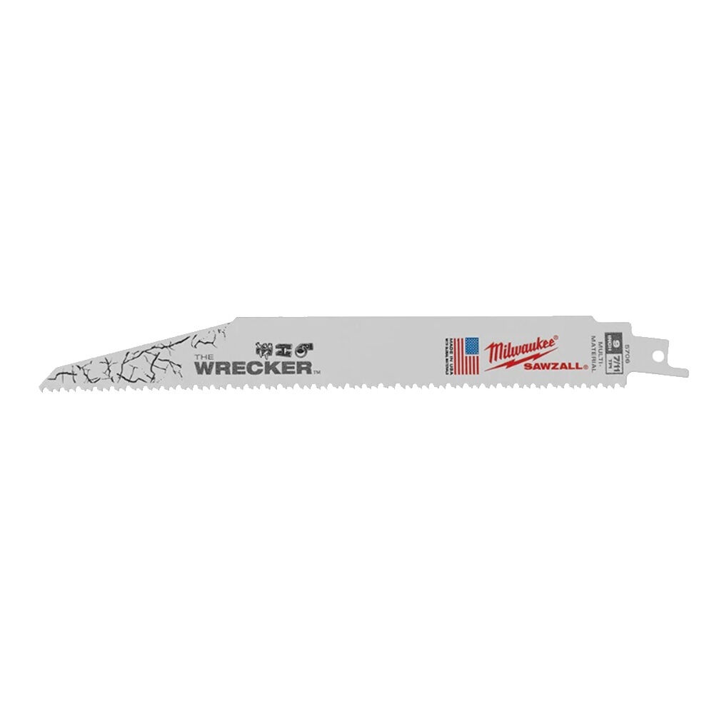 image of 9 in SAWZALL WRECKER Multi Material Blades- 7/11 TPI, 100 pk