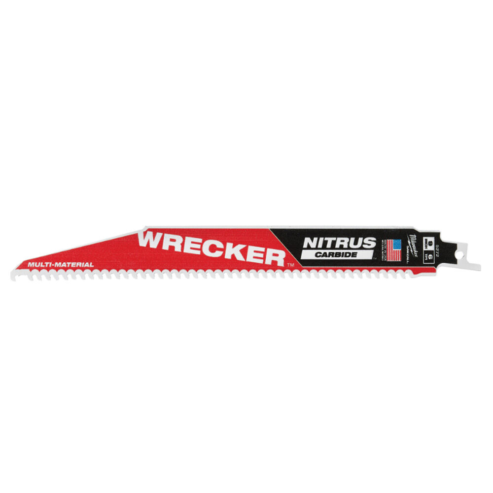image of The WRECKER with NITRUS CARBIDE Single Blade- 6 TPI