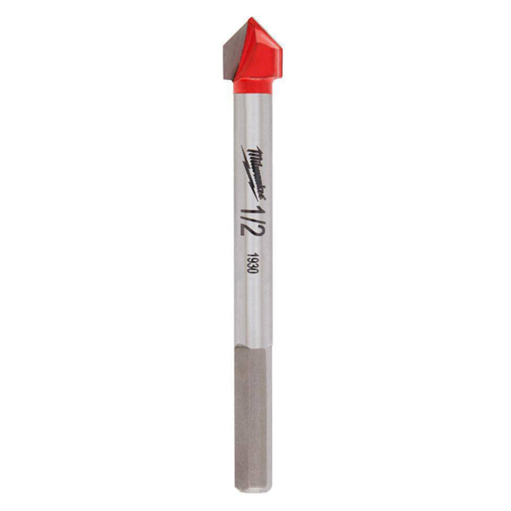 image of 1/2 in Carbide Tipped Glass and Tile Drill Bit