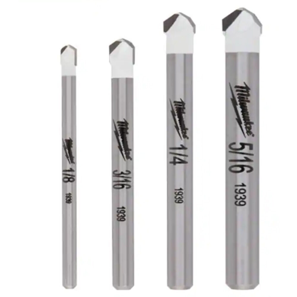 image of Carbide Natural Stone Drill Bit Set- 4pc